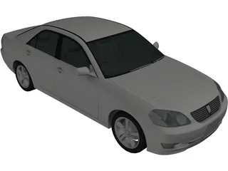 Toyota Mark II (2000) 3D Model