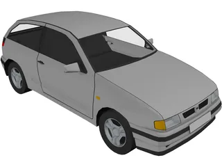 Seat Ibiza 3D Model