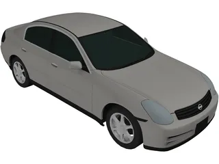 Nissan Skyline V35 Sedan 3D Model