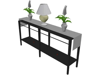 Console Table 3D Model