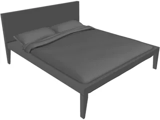 Alicudi Bed 3D Model