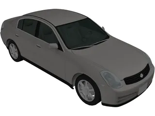 Infiniti G35 (2001) 3D Model