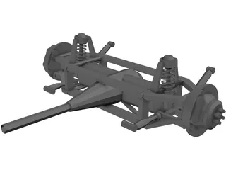 Rear Suspension 3D Model