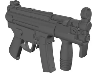 Heckler&Koch MP5K 3D Model