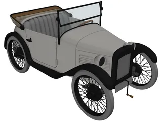 BMW Dixi (1937) 3D Model