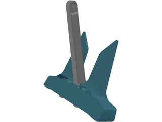 Danforth Anchor 3D Model