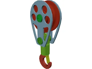 Crane Hook Medium 3D Model