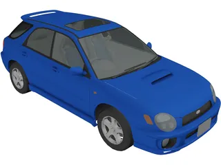 Subaru Impreza WRX Sport Wagon 3D Model