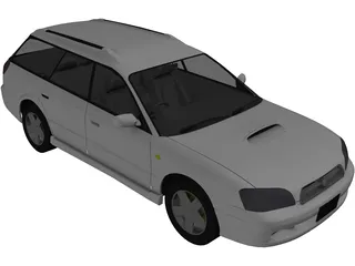 Subaru Legacy (1998) 3D Model