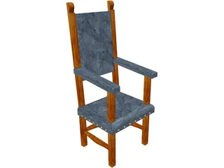 Antique Chair 3D Model