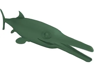 Ictiosaurus 3D Model