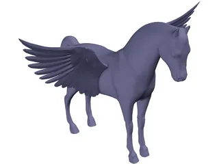 Flying Horse 3D Model