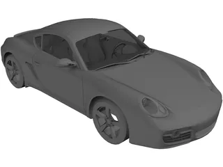 Porsche Cayman S 3D Model