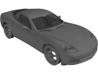 Chevrolet Corvette C6 3D Model