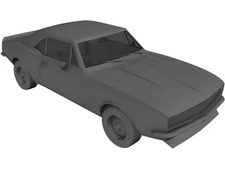 Chevrolet Camaro SS (1969) 3D Model