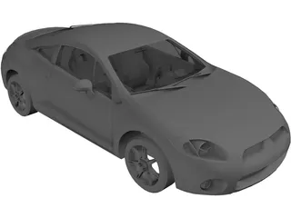 Mitsubishi Eclipse GT (2006) 3D Model