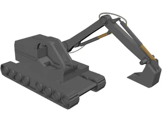 Excavator Digger 3D Model