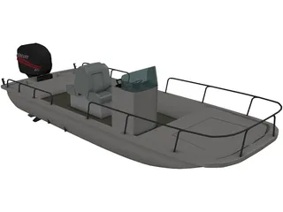 Boston Whaler Boat 3D Model