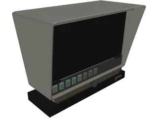 Microfilm Reader 3D Model