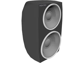 Speaker 2 Woofer 3D Model