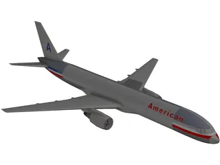 Boeing 757-200 3D Model