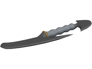 Double Mini Hand Axe 3D Model