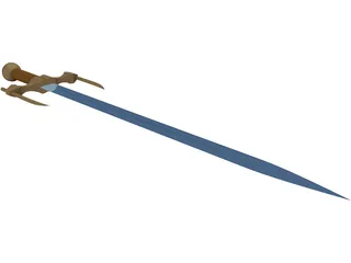 Medieval Sword 3D Model