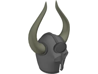 Viking Helmet 3D Model