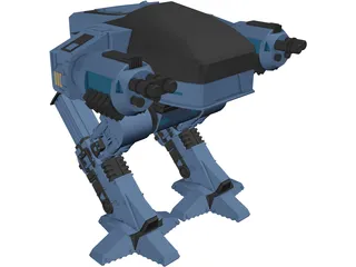 ED-209 Robot [Robocop] 3D Model