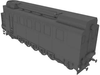 Lomonosov Train 3D Model