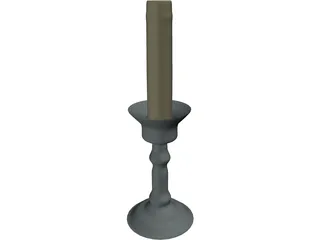 Candle 3D Model