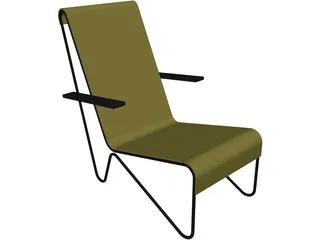 Home Design Chair 3D Model