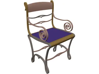 Porch Chair 3D Model