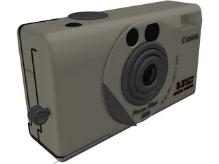 Canon PowerShot S20 Digital Camera 3D Model