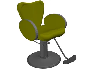 Salon Styling Chair 3D Model