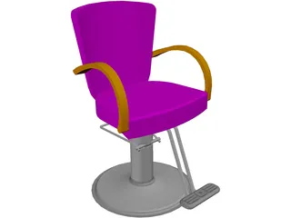 Takara Belmont Liu Hair Styling Chair 3D Model