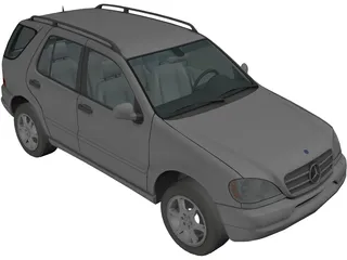 Mercedes-Benz M-class (2006) 3D Model