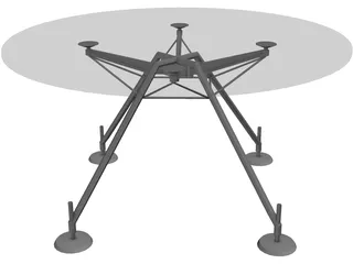 Table Hi-Tech 3D Model