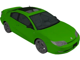Saturn Ion Quad Coupe (2004) 3D Model