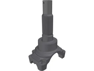 Transmission Yoke - Driveshaft 3D Model