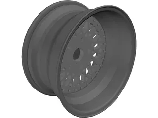 Porsche BBS RM Rim 3D Model