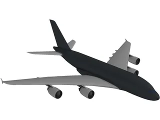 Airbus A380 3D Model