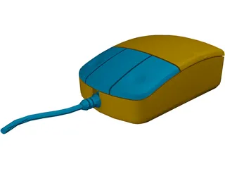 Computer Mouse 3D Model