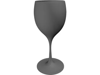 Wine Glass 3D Model