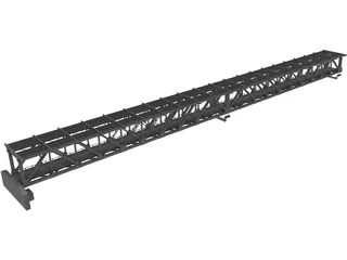 Steel Truss Bridge (1908) 3D Model