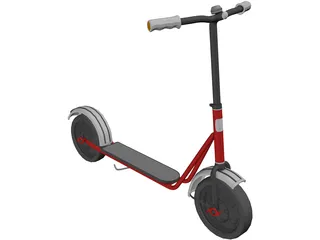 Central Scooter 3D Model