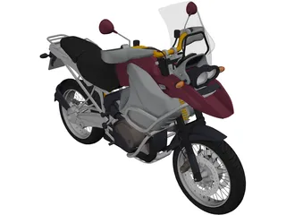 BMW R1200GS 3D Model