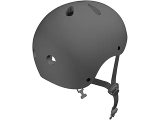 Bike Helmet 3D Model