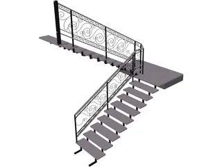 Stair 3D Model