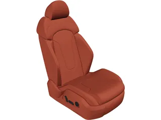 Car Seat Leather 3D Model